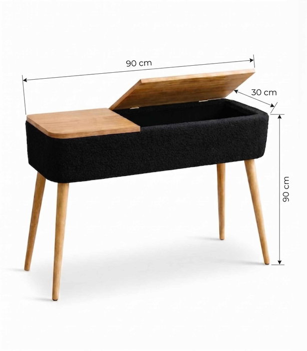 Hanah Home Sole - Aparador Negro
